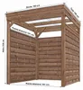 UNIPORT Holzunterstand Kaminholzregal Terrassenüberdachung Produktbild-Vorschau 5