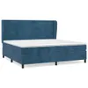 vidaXL Boxspringbett mit Matratze Dunkelblau 200x200 cm Produktbild-Vorschau 3