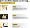 Instructions for installing ink cartridges. Produktbild-Vorschau