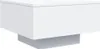 A white coffee table on a white background. Produktbild-Vorschau