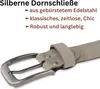 Fomax Ledergürtel Stilvoller Herren Veloursledergürtel, 3,8 Produktbild-Vorschau 5