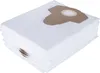 A stack of white vacuum cleaner bags with a brown cardboard connector on top. Anteprima dell’immagine prodotto