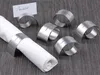 6 Stück Serviettenringe Edelstahl Hochzeit Tischdeko Ringe Produktbild-Vorschau 3