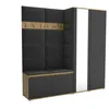 Garderobe ARTISAN - BLACK 16– Farbe: Schwarz, moderner Produktbild-Vorschau 1