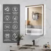Puluomis Armoire de toilette avec éclairage variable en 3 Voir les images du produit 2