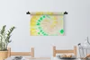MuchoWow® Wandteppich Wandbehang Krawattenfärbung - Gelb - Produktbild-Vorschau 3
