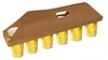 Tragetabletts, Pappe "pure" 12 cm x 9,5 cm x 62 cm braun Produktbild-Vorschau 1