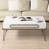 Skye Decor, Ekol - White, stoliki kawowe, biały, 105 x 45,8 Podgląd zdjęcia produktu 2