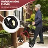 COSTWAY Rollator stretto per appartamenti, triciclo Anteprima dell’immagine prodotto 8