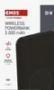 Powerbanka EMOS WI 521, 5 000 mAh, 20 W+Wireless, černá Náhled obrázku produktu
