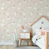 10m VLIES TAPETE Rolle Kinderzimmer Tiere Kaninchen Blumen Produktbild-Vorschau 2