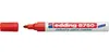 A red and white Edding 8750 industry paint marker with its cap off. Produktbild-Vorschau