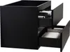Badplaats Waschbeckenunterschrank Angela 80 x 48 cm Schwarz Produktbild-Vorschau 3