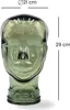 Skleněný stojan na sluchátka MICK olivově průhledný | 29cm Náhled obrázku produktu 2
