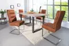 riess-ambiente Design Freischwinger Stuhl COMFORT hellbraun Produktbild-Vorschau 3