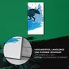Wohnzimmer-Bild Leinwand Uhr Quarz 30x60 Nachthimmel Produktbild-Vorschau 5