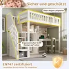 okwish Patrová postel 90x200, dětská postel s psacím stolem Náhled obrázku produktu 4