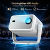 PT10 Beamer, 1080P Native, 4K Support, 360° Produktbild-Vorschau 12