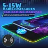 Gaming Mauspad mit Kabellosem Ladegerät (5W/7,5W/10W/15W), Produktbild-Vorschau 3