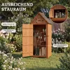 HOMAVO Gerätehaus Holz mit UV-Schutz Pultdach, Gartenhaus Produktbild-Vorschau 2