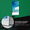 Dekor Leinwand Uhr Wandbilder 30x60 Eisbär findet ein Produktbild-Vorschau 5