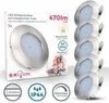 5x LED Einbaustrahler Badezimmer ultra-flach dimmbar IP44 Produktbild-Vorschau 2
