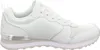 A side view of a white Skechers sneaker against a white background. Voir les images du produit
