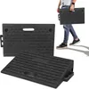 Jayseuw Bordsteinrampe mit Griffen 2x Gummi Auffahrrampen Produktbild-Vorschau 9