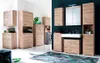 A modern bathroom furniture set displayed in a room. Produktbild-Vorschau
