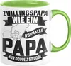 Zwillings-Papa Tasse Geschenk WIe Ein Normaler Papa Nur Produktbild-Vorschau 1