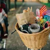 Portapacchi in vimini, cestino da bicicletta per il Anteprima dell’immagine prodotto 6