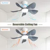 AIORBER 29 Zoll Deckenventilator flach mit dimmbarem Produktbild-Vorschau 2