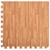 vidaXL Tappetini per pavimenti 24 pz. Venatura del legno Anteprima dell’immagine prodotto 1