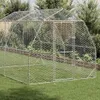 vidaXL Hühnerstall 2,5x4x2,25 m Verzinkter Stahl Produktbild-Vorschau 1
