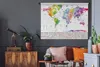 MuchoWow® Wandteppich Wandbehang Weltkarte - Aquarell - Produktbild-Vorschau 6