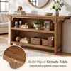 Tribesigns : Console étroite de 160 cm en bois massif avec Voir les images du produit 6