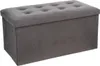Duża pufa ze schowkiem, 76 x 38 x 38 cm Podgląd zdjęcia produktu 1
