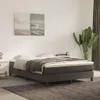 Łóżko Kontynentalne, Ciemnoszare, Obite Aksamitem, 140X190 Podgląd zdjęcia produktu 2
