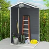 Outsunny Gerätehaus Gartenhaus mit Fenster Pultdach Outdoor Produktbild-Vorschau 8