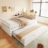 Merax Tagesbett Kinderbett 90x200cm mit Ausziehbett, Produktbild-Vorschau 1