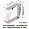 8 Stück Tischdeckenklammern Edelstahl, große Produktbild-Vorschau 7