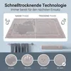 Komfortec Badvorleger Set 2 Teilig, Frottee Duschvorleger, Produktbild-Vorschau 6