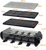 Syntrox Germany Raclette 8 Personen 4 Platten Heißer Stein Produktbild-Vorschau 8