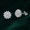 Zirkonia Ohrstecker Blume Silber – Funkelnde Damen Produktbild-Vorschau 6