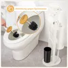 Set da toilette in piedi Yorbay in bambù, con porta rotolo Anteprima dell’immagine prodotto 7