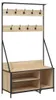Věšák na kabáty s botníkem Sonoma dub 100x41x184 cm Náhled obrázku produktu 2