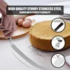 Winkelpalette Torte Set, 4 Stück Edelstahl Streichpaletten Produktbild-Vorschau 2