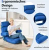 COSTWAY Sedia da terra pieghevole, poltrona lounge con Anteprima dell’immagine prodotto 3