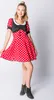 Minnie Maus Damen Kostüm Gr. 36-48 – Rot -Schwarz- Weiß Gr. Produktbild-Vorschau 8