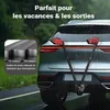 Wiltec Porte vélos d’attelage – capacité 3 vélos, 45 kg – Voir les images du produit 4